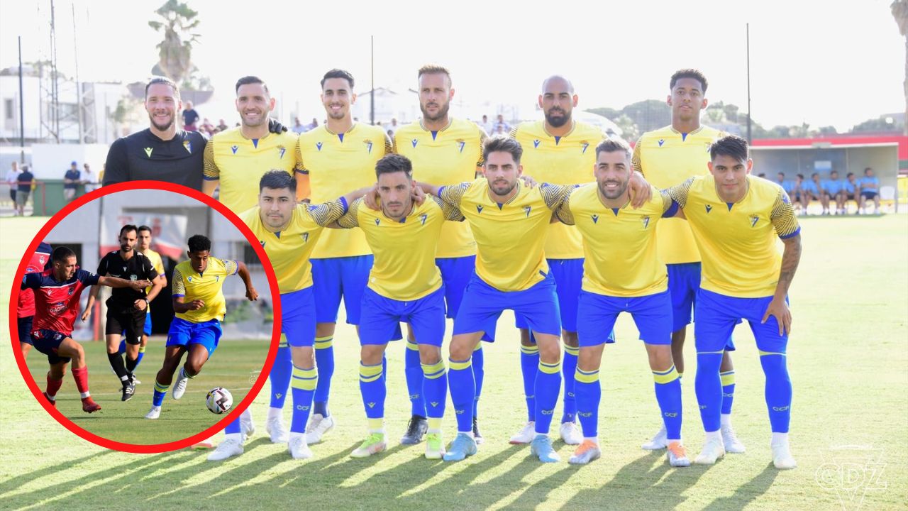 Choco Lozano se hace presente en el primer amistoso de pretemporada del Cádiz