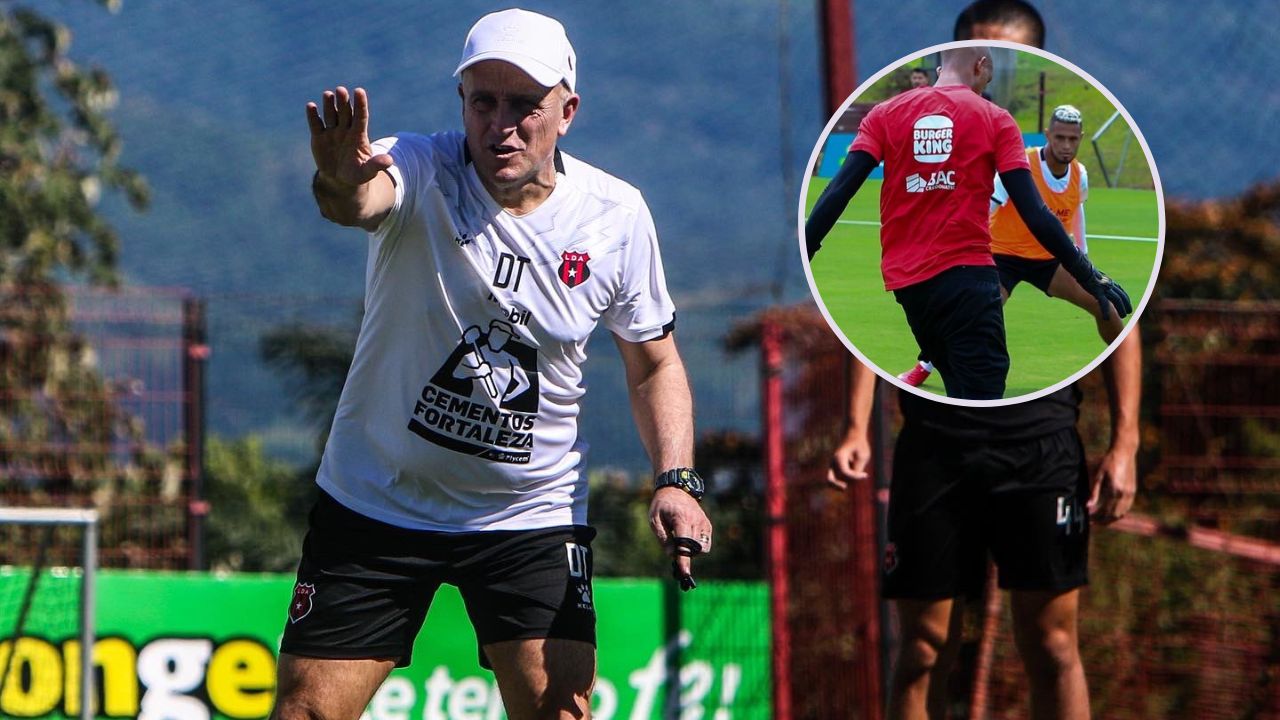 Así fue el primer entrenamiento de Fabián Coito junto a Alex López con el Alajuelense