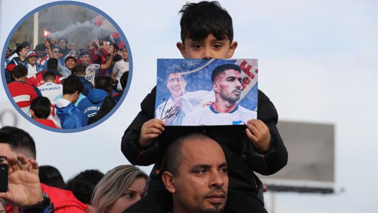 Avalancha de aficionados esperan la presentación de Luis Suárez con el Nacional