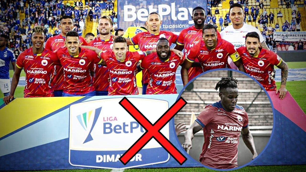 Revelan el grave motivo por el Rubilio Castillo se ausentó del primer juego del Deportivo Pasto