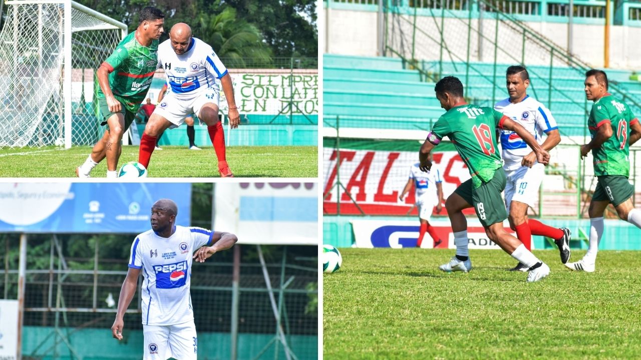 Leyendas del Olimpia vapulean a Marathón en duelo jugado en San Pedro Sula
