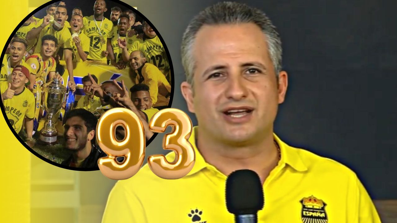 Presidente de Real España conmemora el 93 aniversario del club con emotivo mensaje para la afición