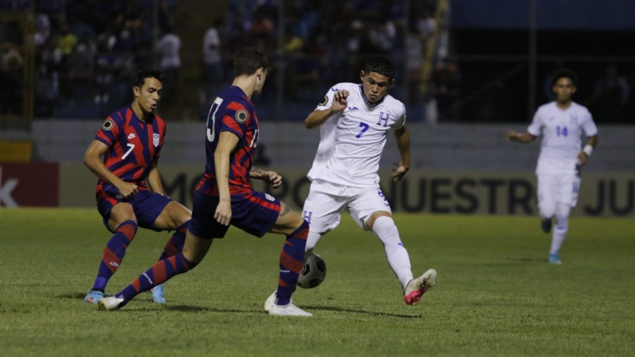 Honduras cae goleada ante Estados Unidos y se olvida de los Juegos Olímpicos de París 2024