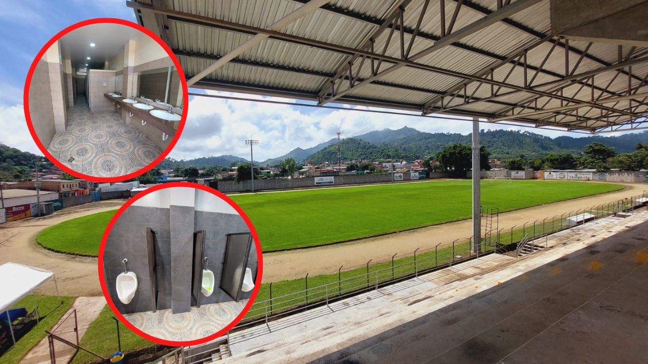 Las espectaculares mejoras que tuvo el estadio Marcelo Tinoco de Danlí