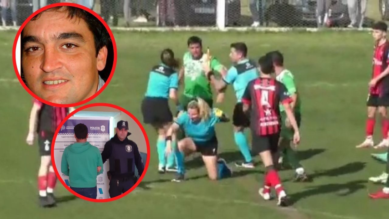 La cobarde y brutal agresión que recibe una árbitra en Argentina que valió la expulsión de por vida de futbolista