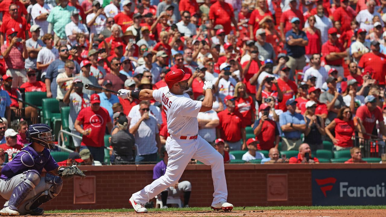 Albert Pujols sigue haciendo historia en las Grandes Ligas con gran exhibición con los Cardenales