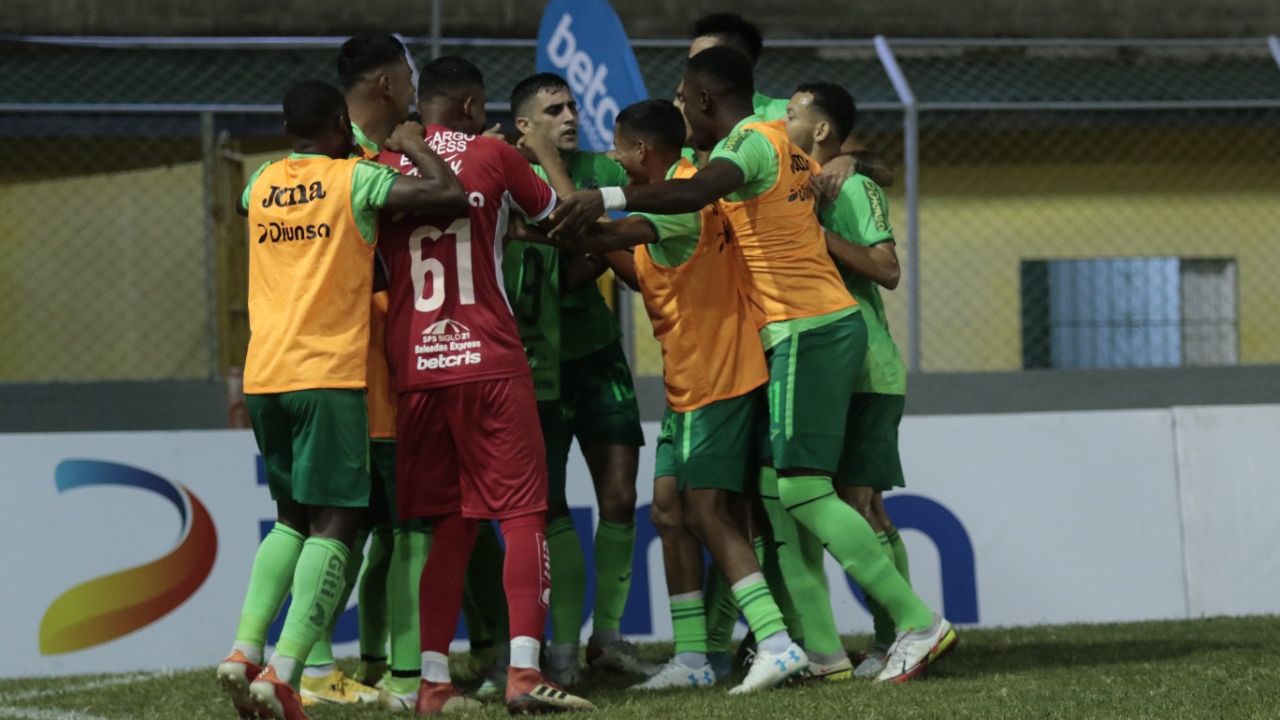 ¡Triunfazo verdolaga! Marathón se impone al Honduras y extrae tres puntos claves de El Progreso
