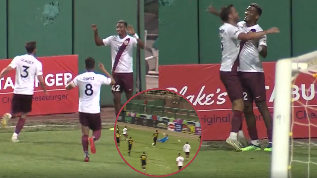 Douglas Martínez se luce con golazo para darle el triunfo a su equipo en Estados Unidos