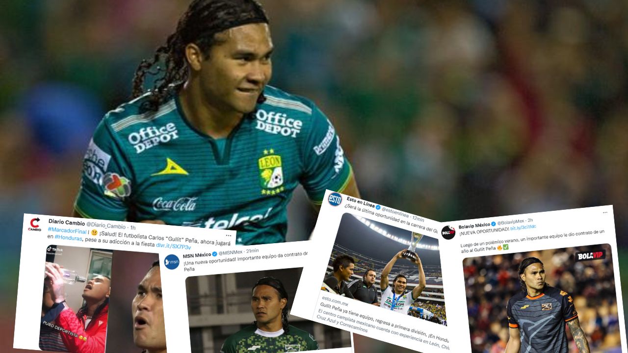 Lo que dice la prensa mexicana sobre la llegada de Gullit Peña a la Liga Nacional de Honduras