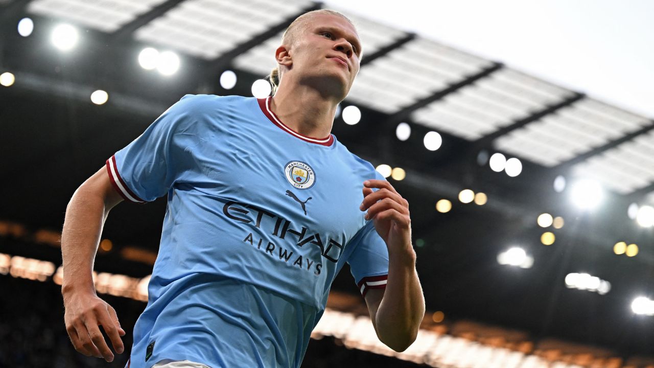 Los impresionantes números de Haaland tras otro hat-trick con el Manchester City en la Premier