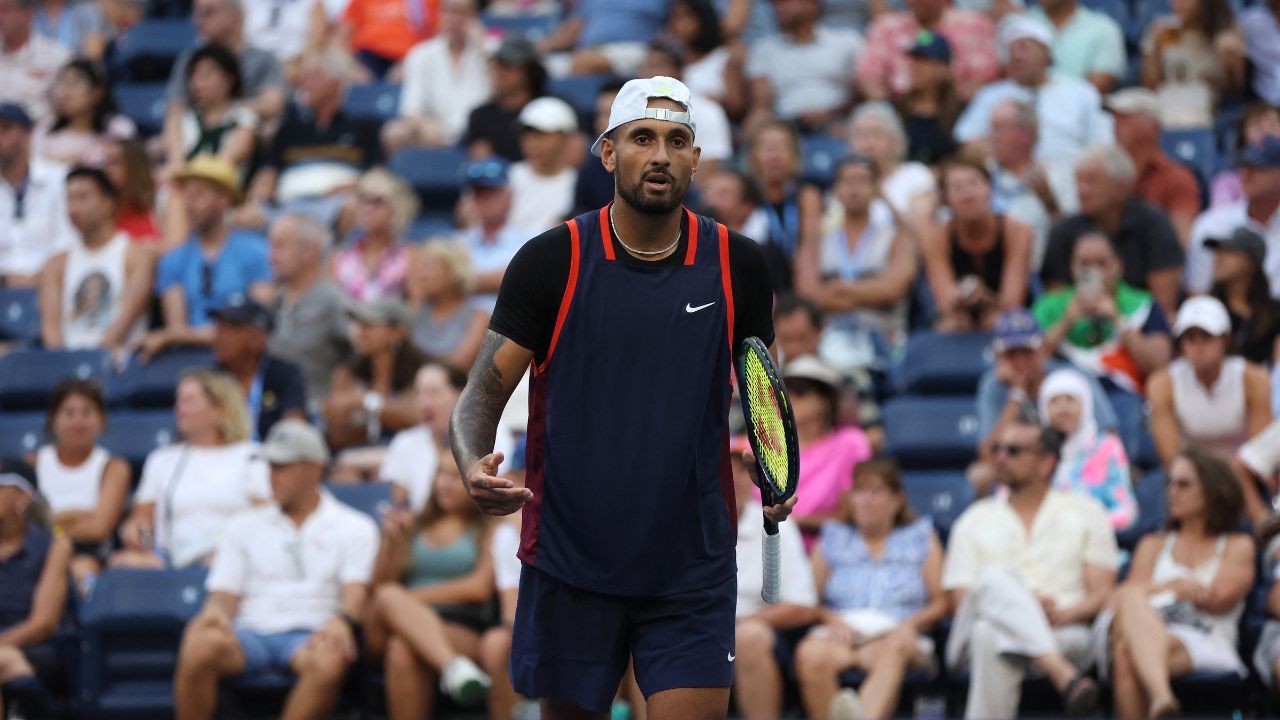 El australiano Nick Kyrgios protesta por olor a 'marihuana' en pleno partido del US Open