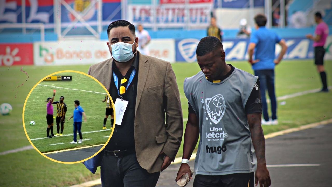 Junior Lacayo revela la verdad tras su expulsión contra el Olimpia