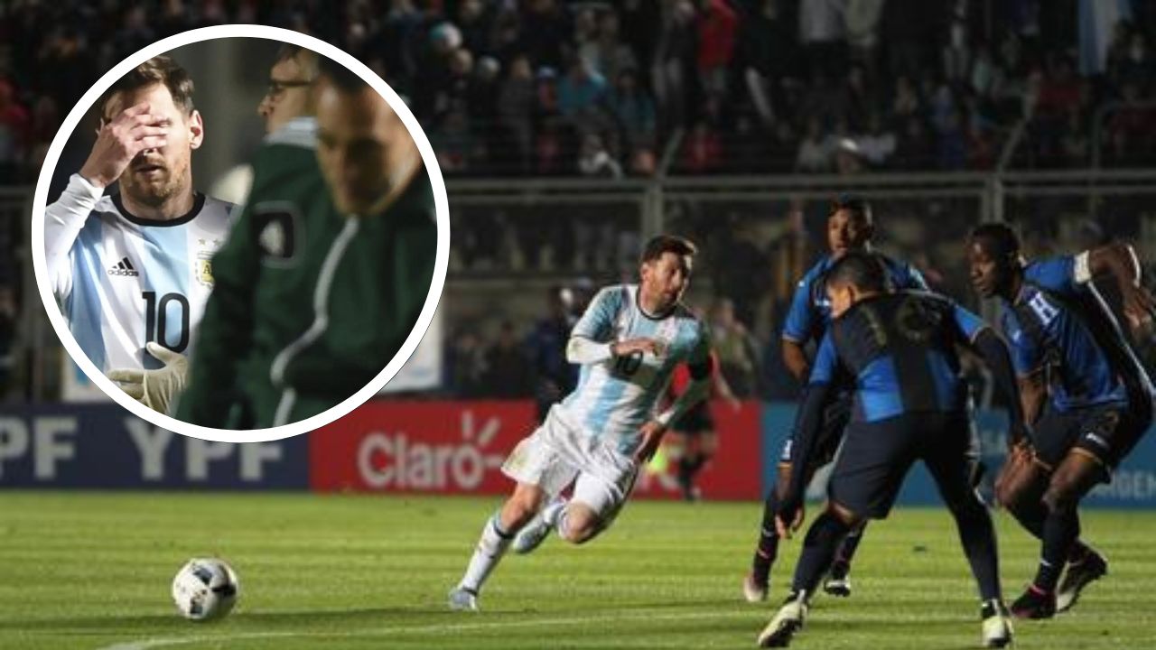El día que Lionel Messi enfrentó a Honduras y salió lesionado