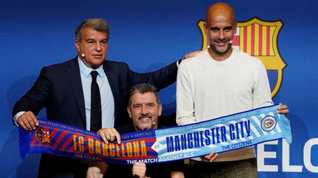 Pep Guardiola regresa al Camp Nou por una noble causa