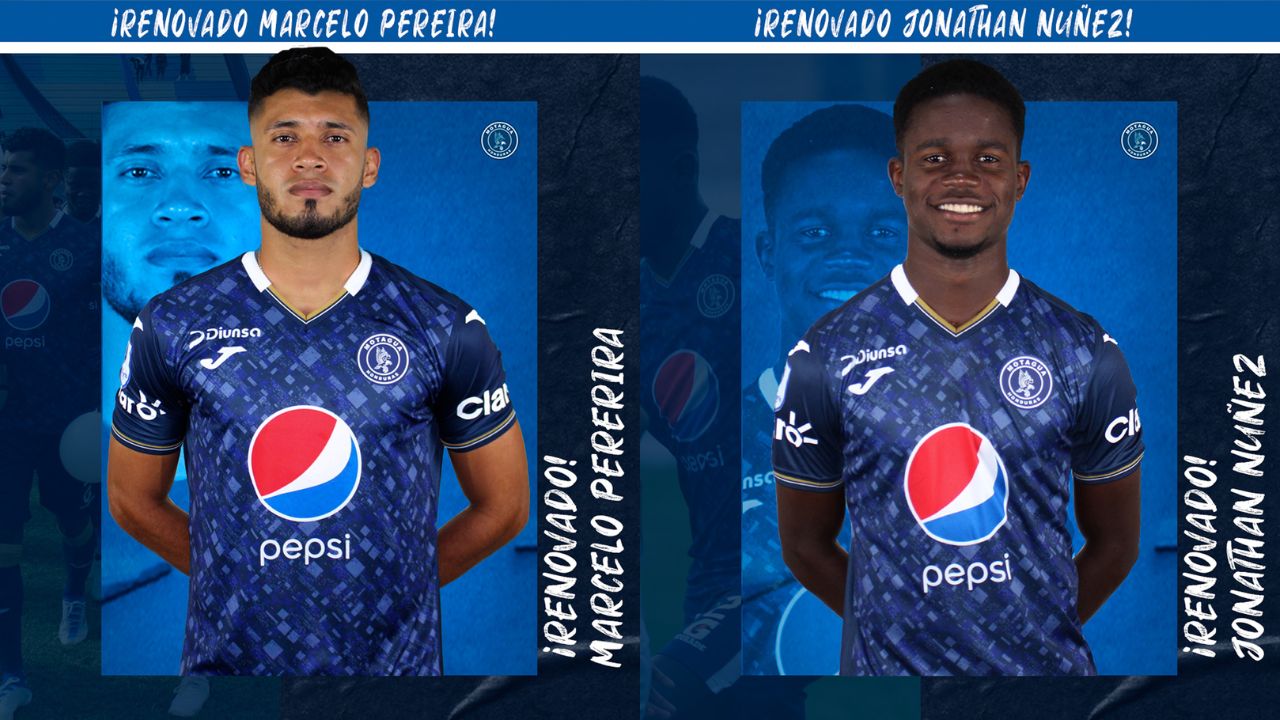 Motagua renueva a Marcelo Pereira y Jonathan Núñez, pilares de la Tota en el Ciclón