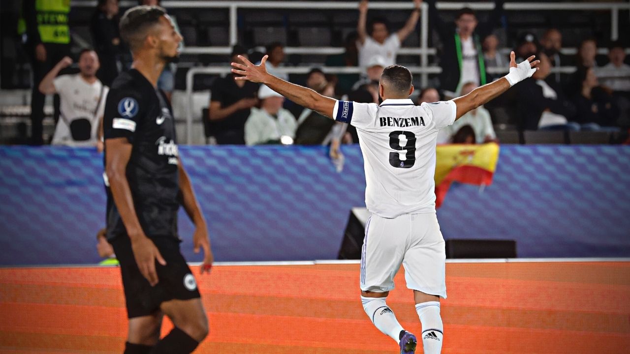 ¡Europa les pertenece! Real Madrid vence al Eintracht en la Supercopa con un histórico Benzema