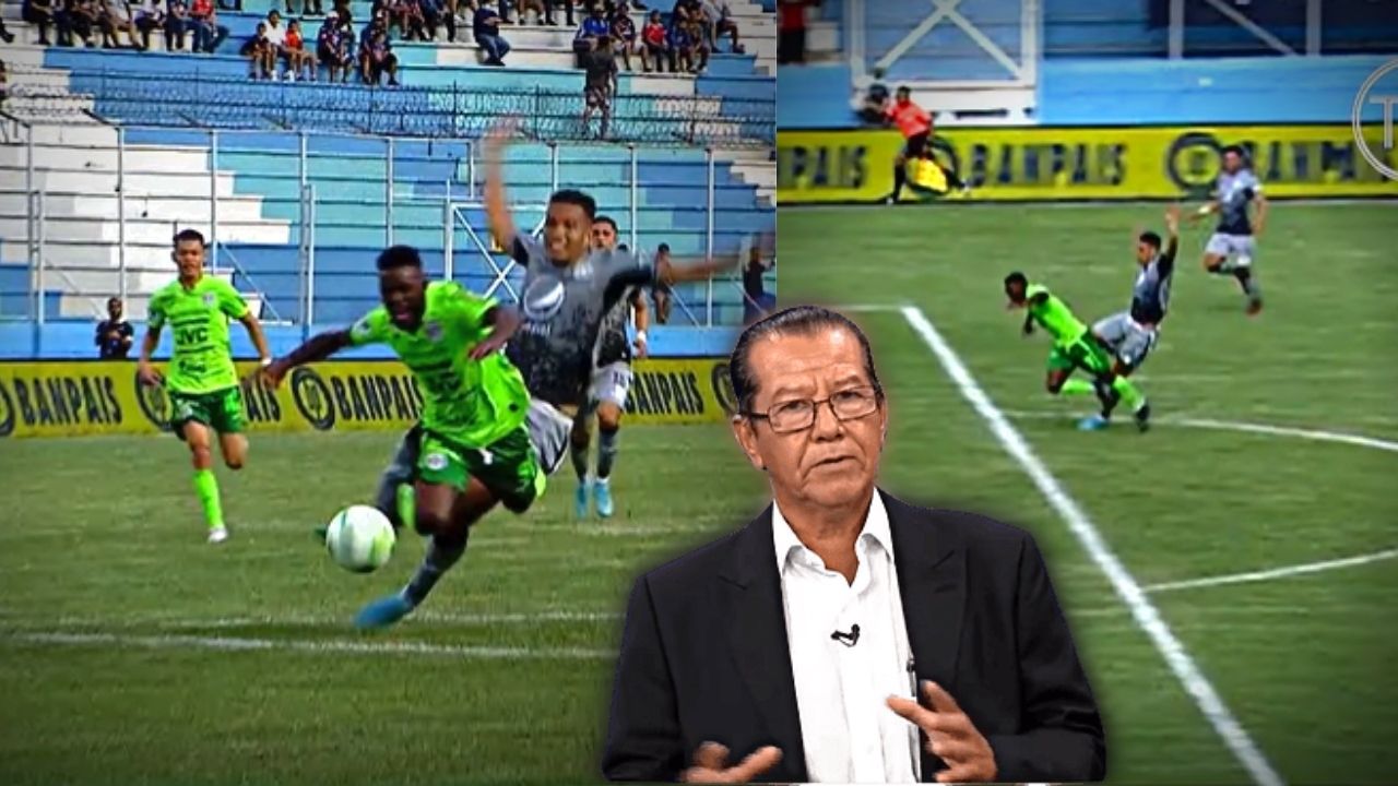 Reynaldo Salinas aclara el polémico penal en el duelo Motagua vs Marathón