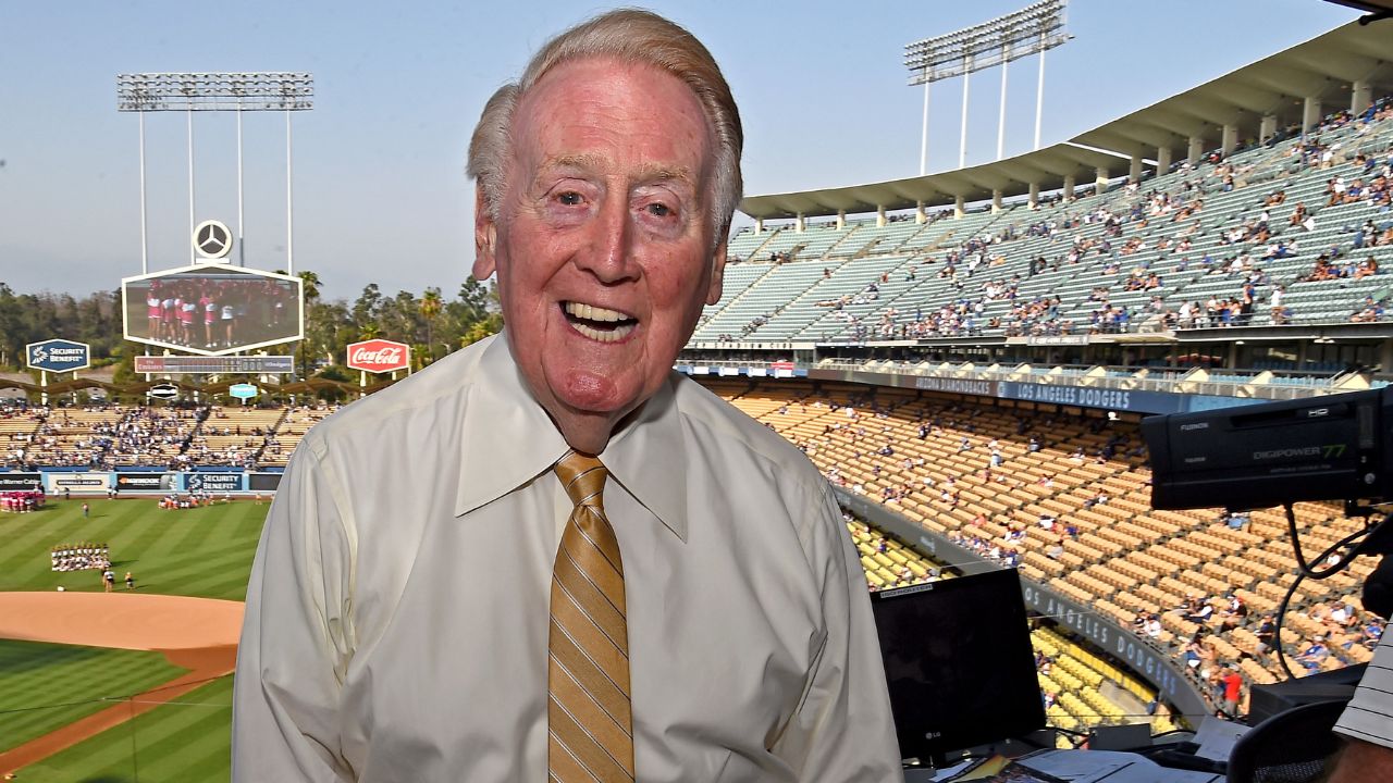 El deporte americano llora el fallecimiento de Vin Scully, legendario narrador de los Dodgers