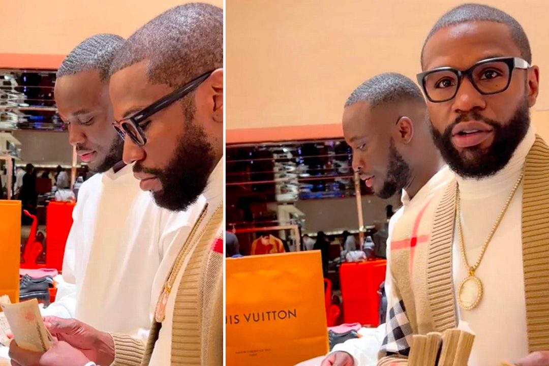 El controvertido vídeo de Mayweather gastando miles de dólares en una tienda de Louis Vuitton