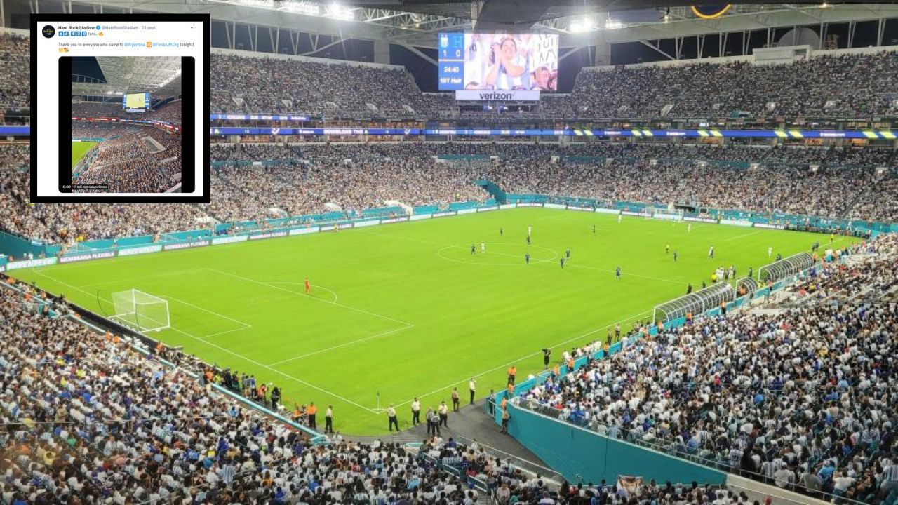 Selección de Honduras provocó otro récord de asistencia en el Hard Rock Stadium