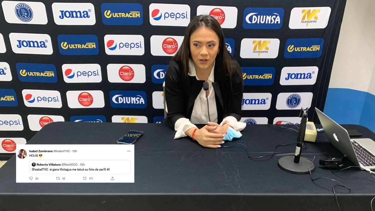 Isabel Zambrano recibe promesa de parte de un usuario tras triunfo de Motagua
