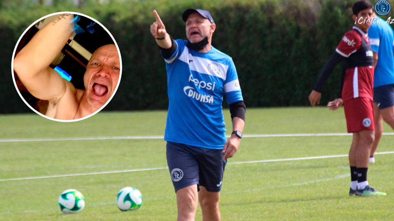 La alocada celebración de Juan Bertani tras triunfo de Motagua sobre Olimpia