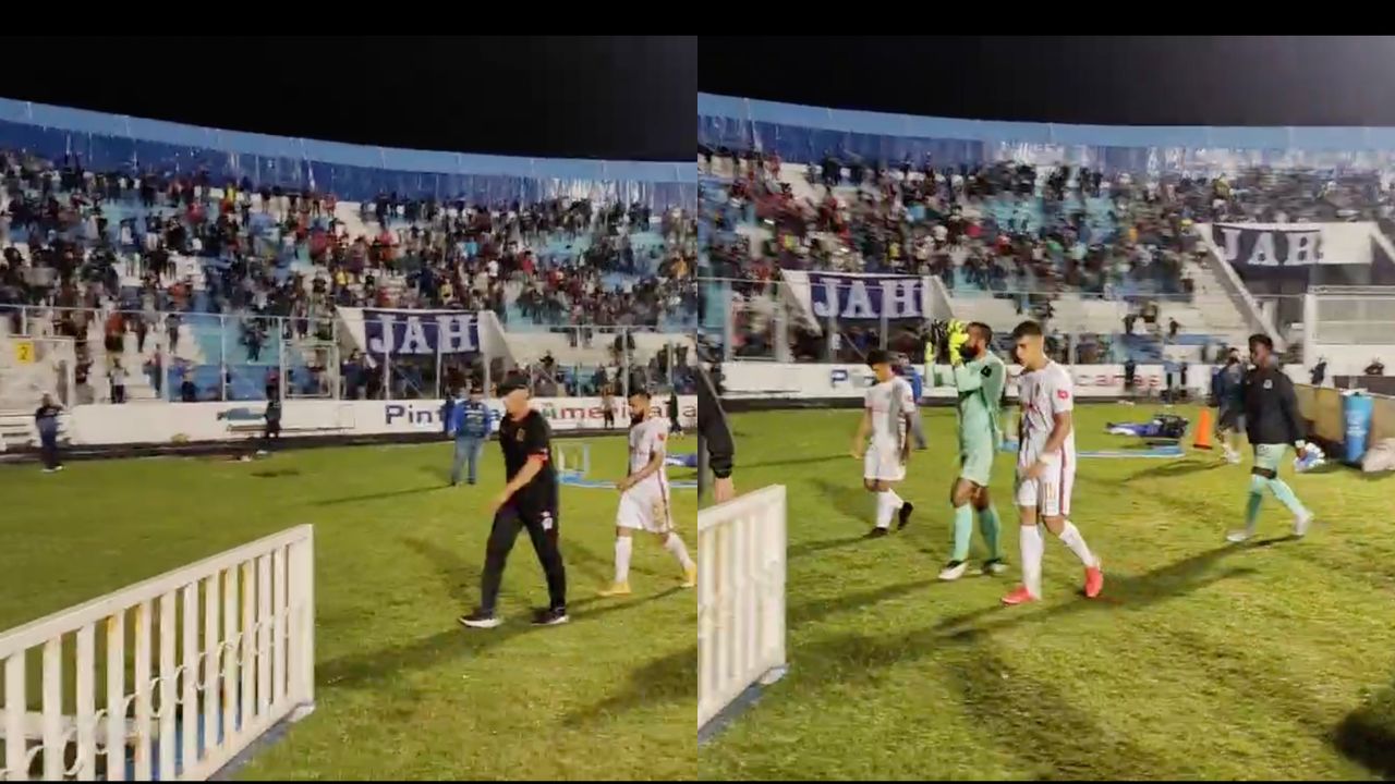 Jugadores del Olimpia reaccionaron ante abucheos de la barra del Motagua