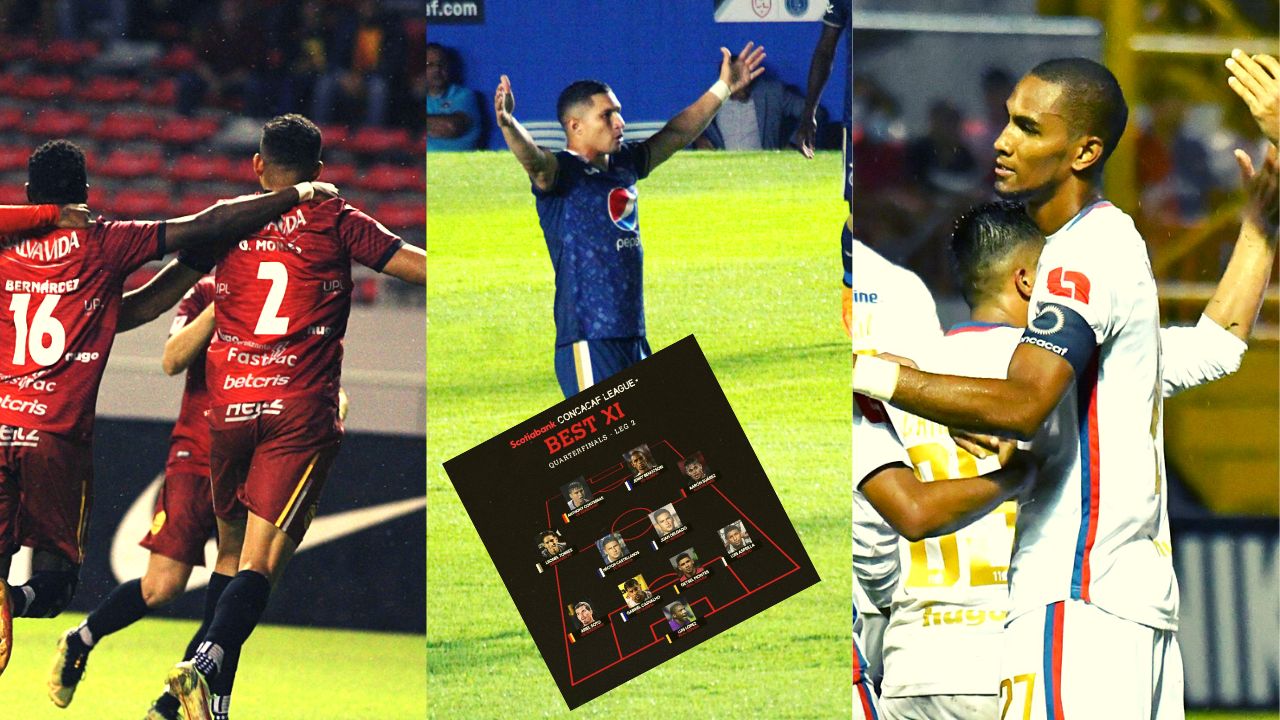 Cinco jugadores hondureños en el once ideal de la vuelta de cuartos de final en Liga Concacaf