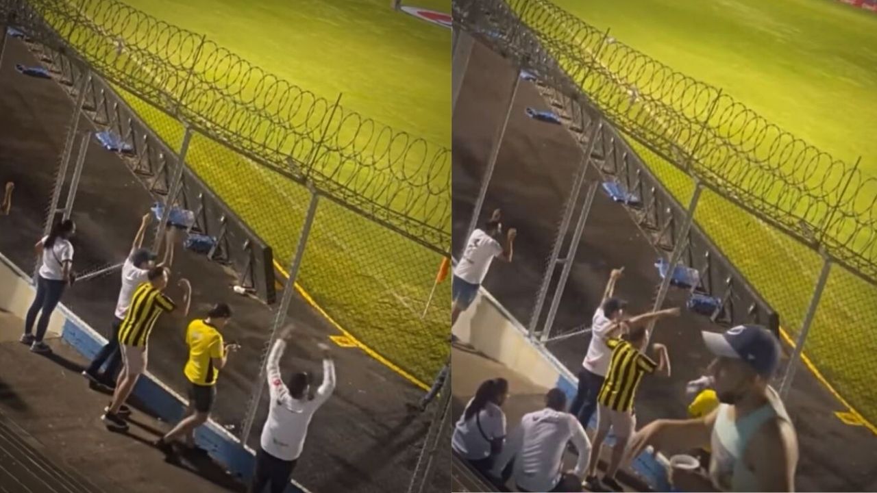 Aficionados de Real España desatan locura al 'cambiarse de equipo' tras empatar con Lobos UPN