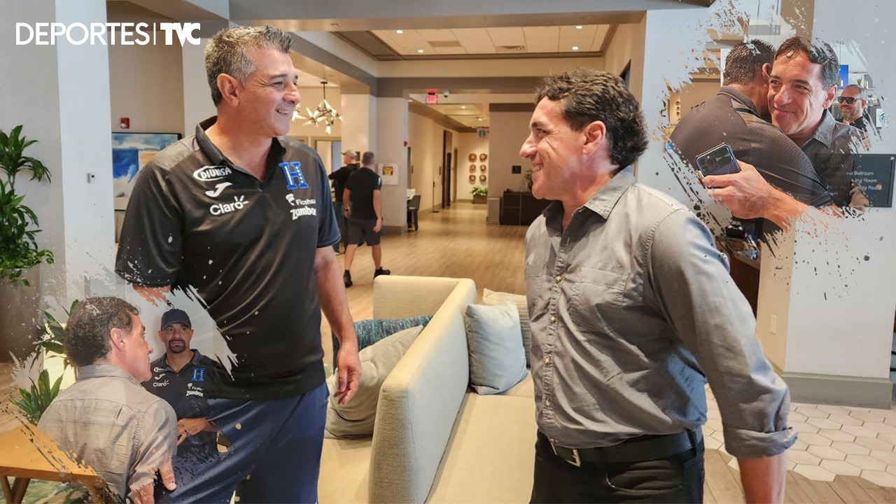 Exfutbolista de Olimpia y Motagua visita de manera sorpresiva a Diego Vázquez y su cuerpo técnico