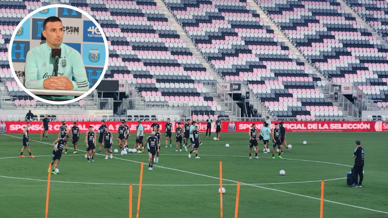 La molestia de Scaloni previo al duelo ante Honduras en Miami