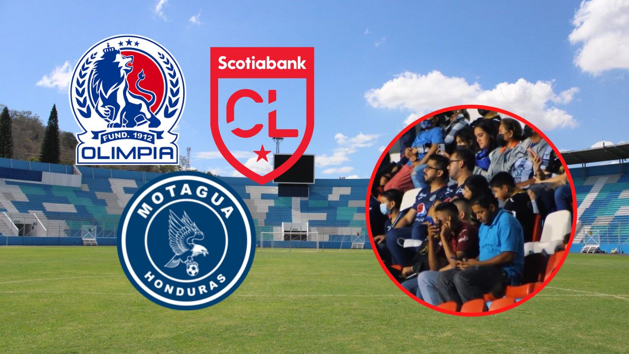 Esta es la cantidad de aficionados permitidos para el Olimpia vs Motagua en Liga Concacaf