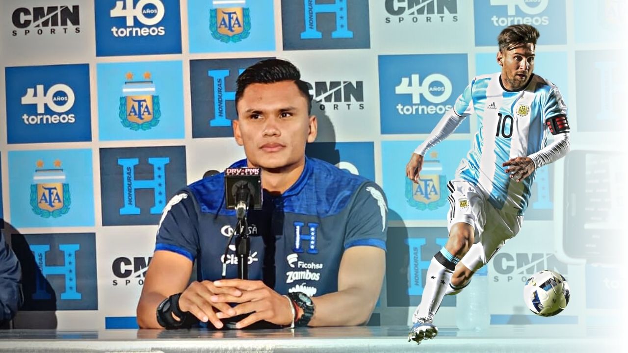 Denil Maldonado deja advertencia para Argentina y Lionel Messi sobre Honduras