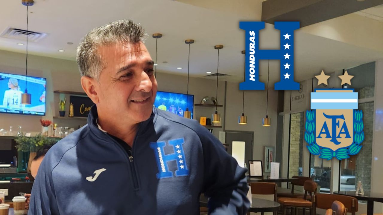 Diego Vazquez confirma que ya tiene el once inicial de Honduras ante Argentina y deja mensaje a la afición