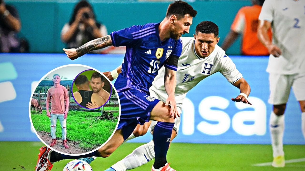 Medio argentino comete grave error destacando a Héctor Castellanos, quien marcó a Messi