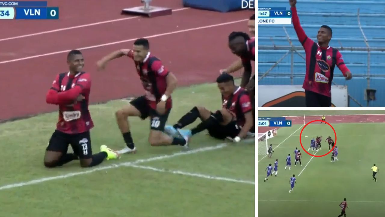 Carlo Costly con golazo en triunfo de Lone FC sobre Villanueva FC en Liga de Ascenso