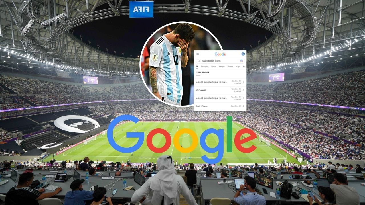 Google adelanta cuál será la final del Mundial de Qatar 2022 por error