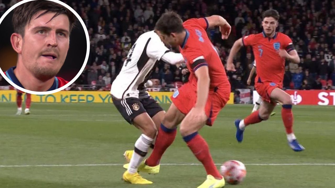 Lluvia de críticas a Harry Maguire tras graves errores del defensor inglés en el Inglaterra vs Alemania