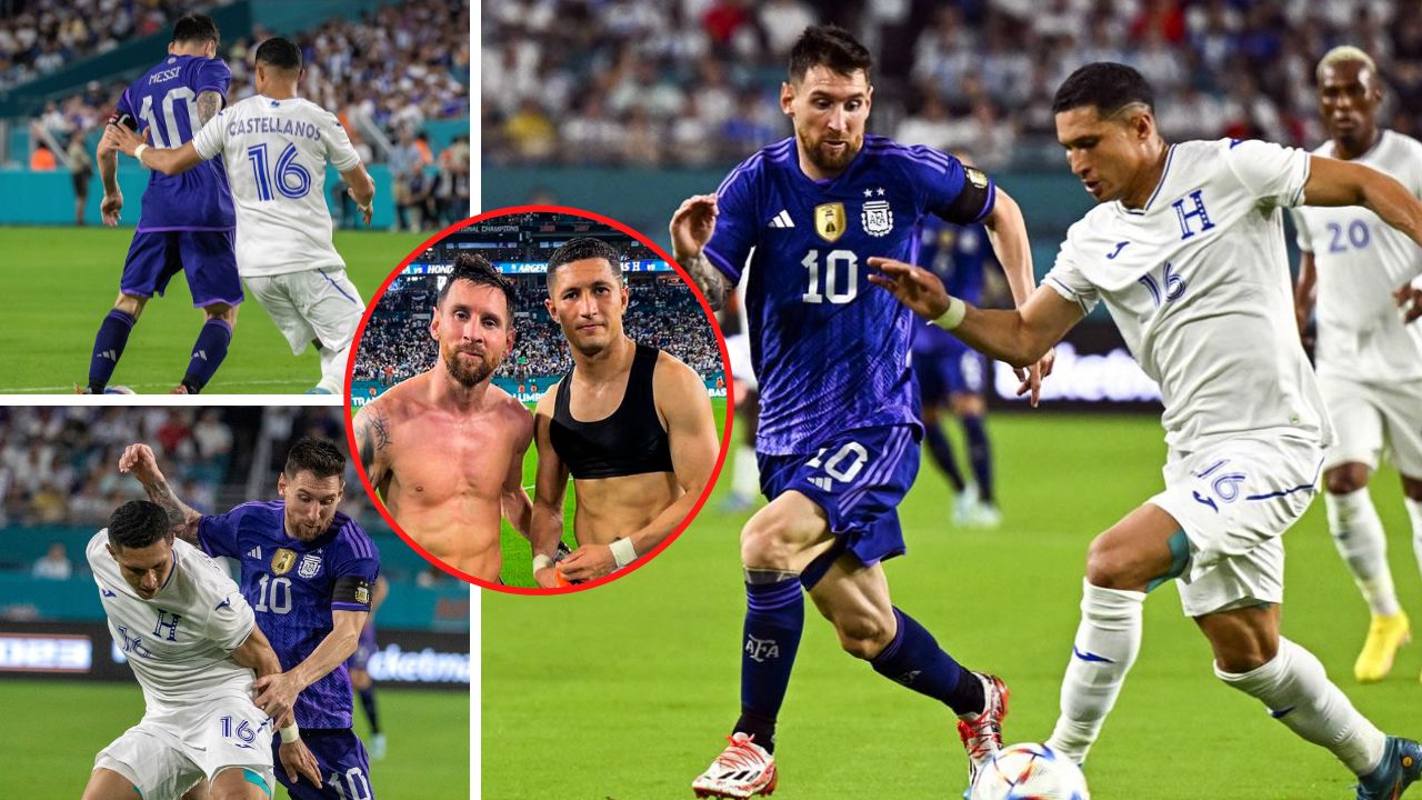 Héctor Castellanos cuenta qué hará con la camiseta de Lionel Messi a su regreso a Honduras