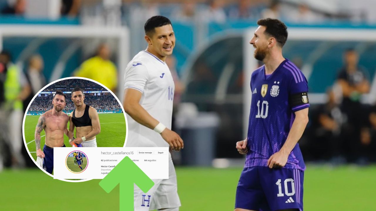 El impacto que ha provocado Héctor Castellanos luego de hacerle marca personal a Messi
