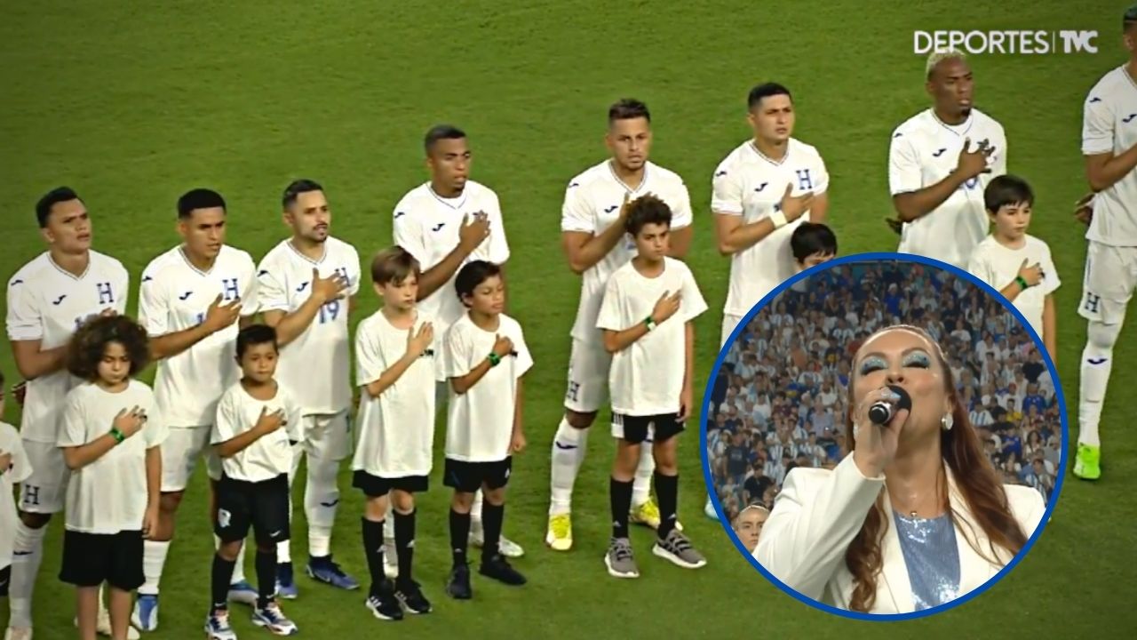 ¡Tembló Miami! Así retumbó el himno de Honduras contra Argentina en el Hard Rock Stadium