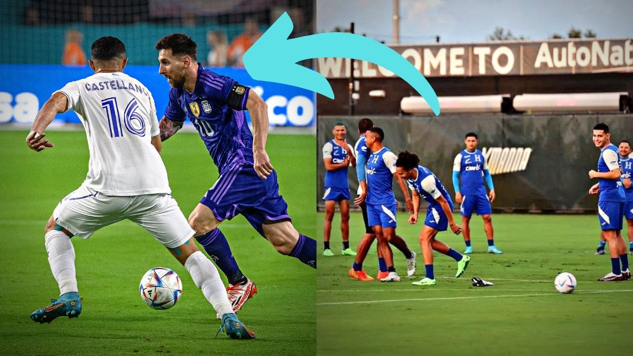 El jugador de Honduras que hizo de 'Messi' en los entrenamientos para ayudar a Héctor Castellanos