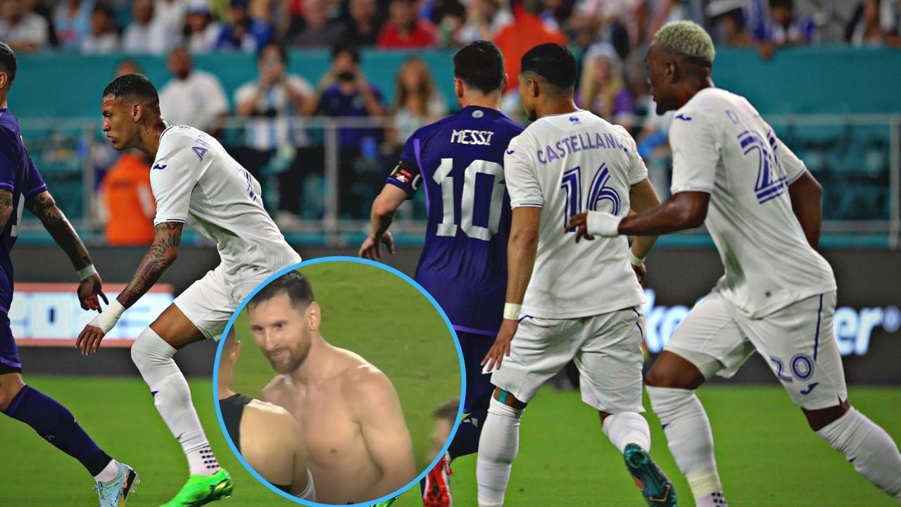 ¡No dormirá! El jugador de Honduras que intercambió la camisa de Lionel Messi