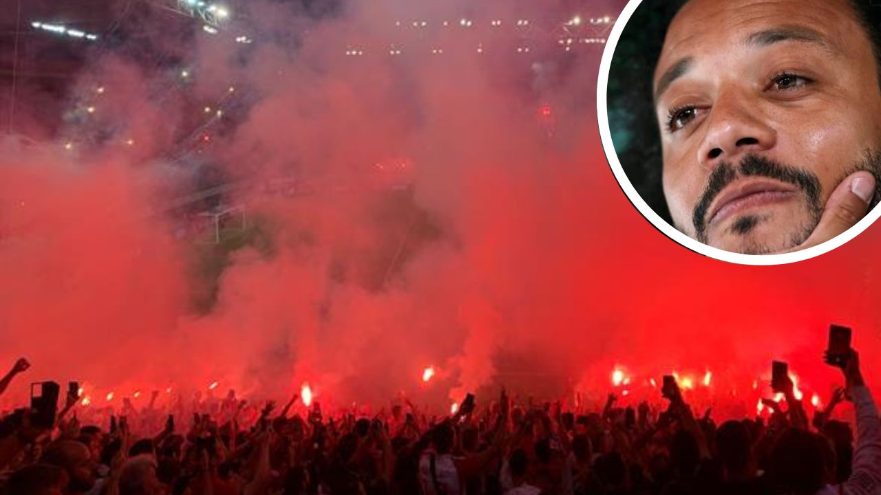 Locura de la hinchada de Olympiacos para recibir a Marcelo en su estadio