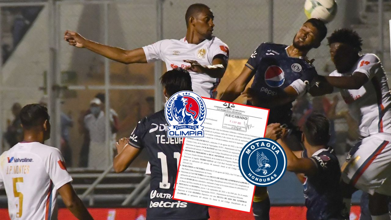 Motagua y Olimpia reciben drásticos castigos de la Comisión de Disciplina tras el clásico