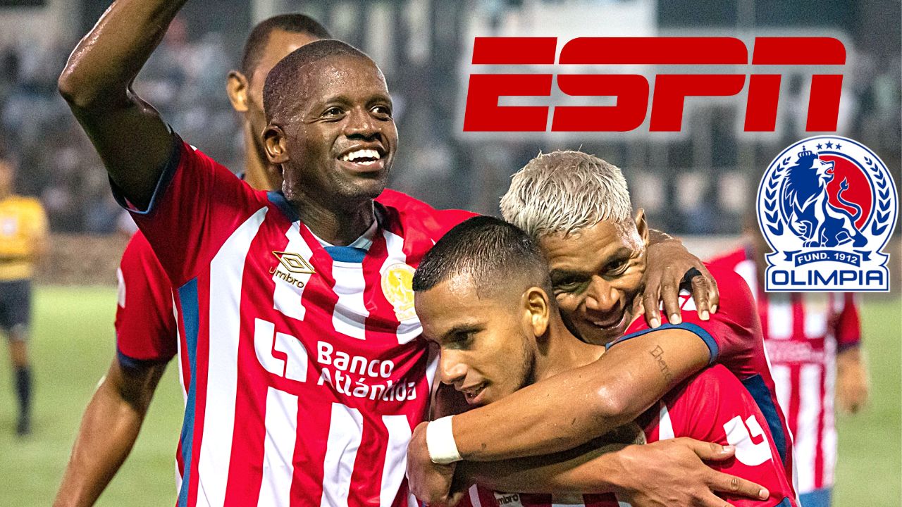 Jugadores del Olimpia provocan asombro en narradores de ESPN tras la goleada ante Diriangén