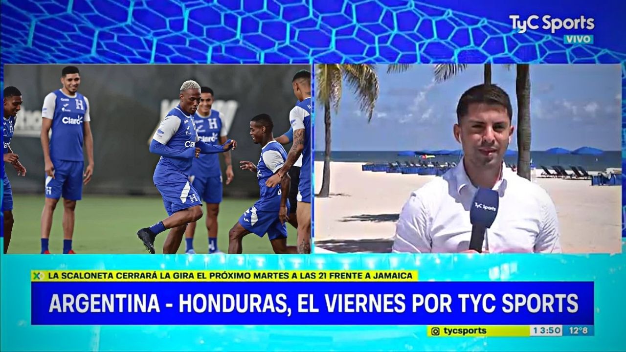 La curiosa petición de periodista argentino para los jugadores de Honduras