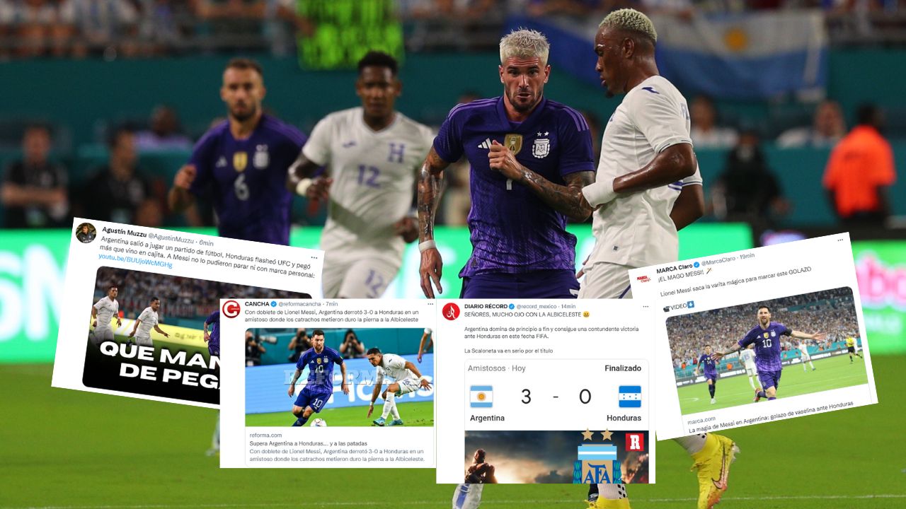 Así reaccionó la prensa internacional tras la derrota de Honduras ante Argentina