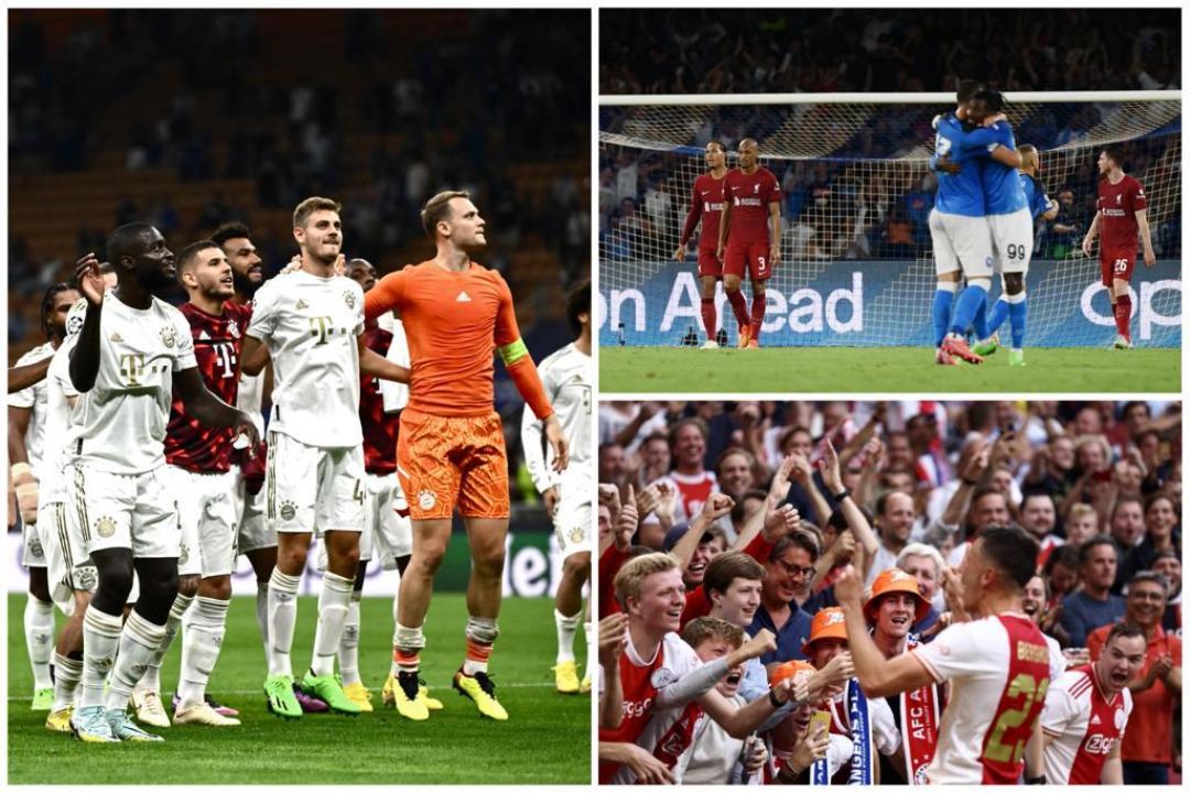 Sorpresa en miércoles de Champions: Liverpool se estrella ante el Napoli y Bayern doblega al Inter