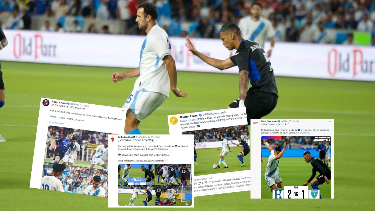 Así calificó la prensa internacional la remontada de Honduras ante Guatemala